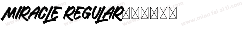 Miracle Regular字体转换